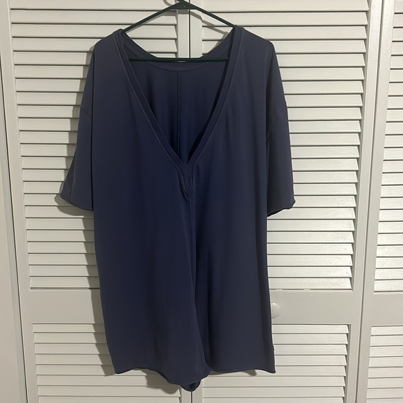 NWOT FP Movement Hot Shot Tee Romper Blue Indigo XL - Picture 3 of 7